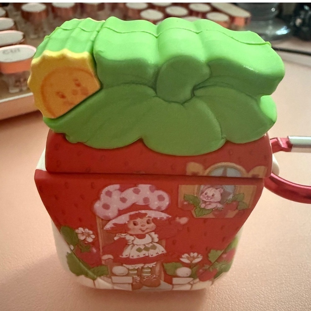 CultureFly Strawberry Shortcake AirPod Case Generation 1 & 2--NWOT